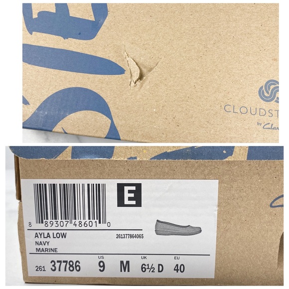 NIB Clarks Cloudsteppers Ayla Low Ballet Flats - Picture 12 of 12